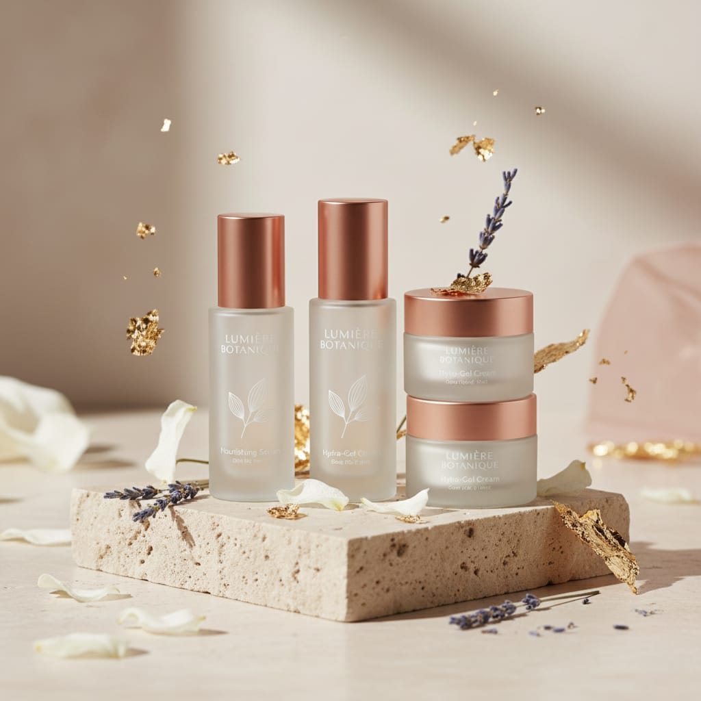 Luxury Skincare Branding - Visual Identity Solution by Planzo Creations